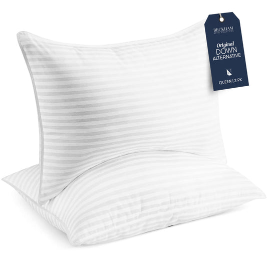 Beckham Super Plush Gel-Fiber Filled Pillows - Queen