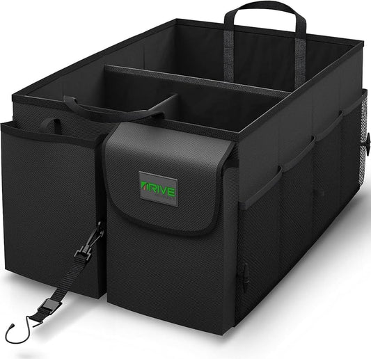 Drive Auto Products Car Trunk Organizer with Straps